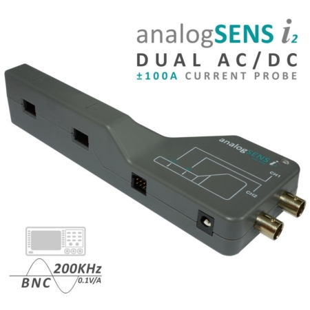 Sonda de corriente de doble canal ±100 A CA/CC 200 kHz