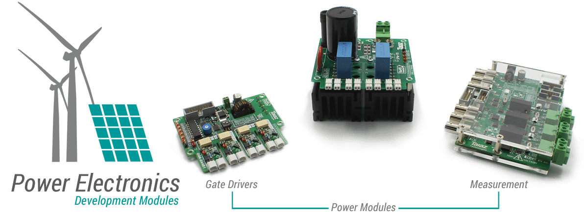 Módulos de desarrollo de electrónica de potencia para la creación rápida de prototipos