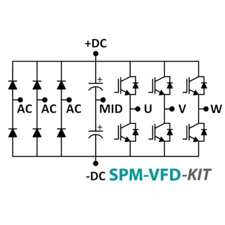 Diagrama de circuito del kit VFD