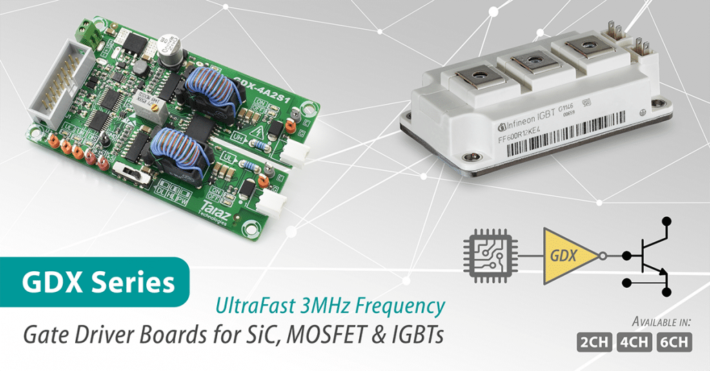 Modules de pilotage de porte SiC/MOSFET/IGBT à grande vitesse de la série GDX