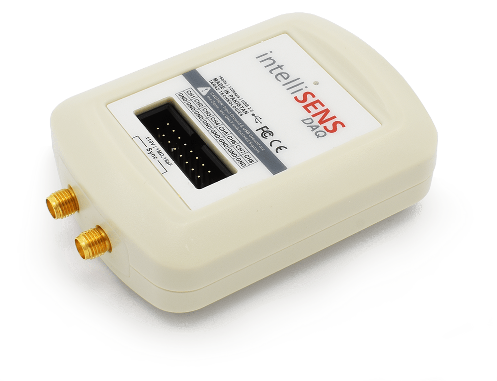 intelliSENS DAQ 8 Channel 16-bit Simultaneous Sampling USB DAQ for Power Electronics Applications