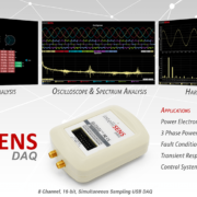 intelliSENS DAQ 8 Channel 16-bit Simultaneous Sampling USB DAQ for Power Electronics Applications