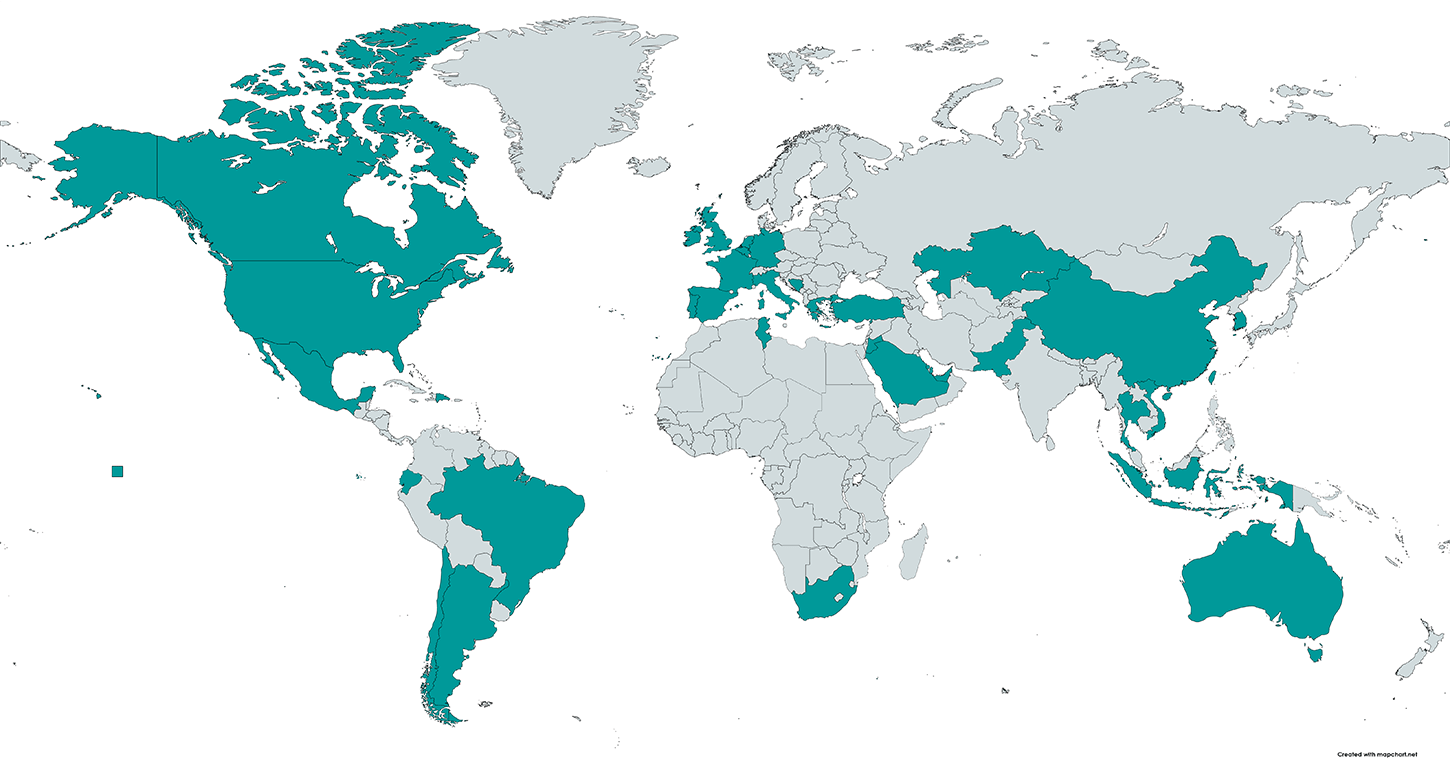 Mapa de clientes de Taraz 2021