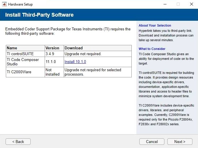 PE-RCP Third Party Support