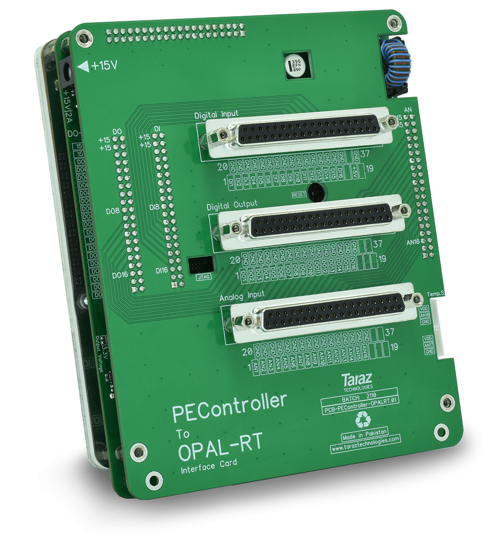 PEController to OPAL-RT Interface Daughter Card