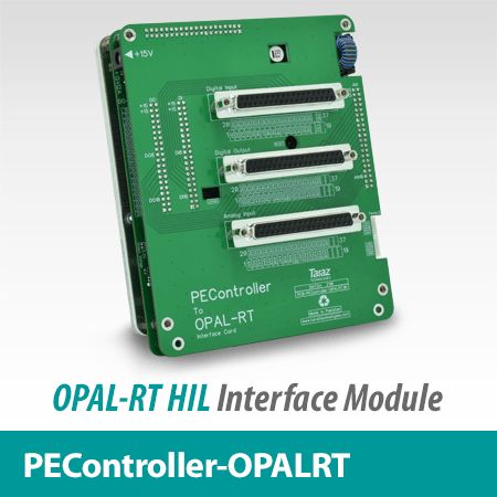 PEController zu OPAL-RT Schnittstellen-Tochterkarte