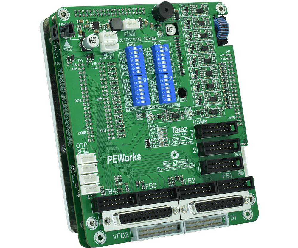 Tarjeta hija de interfaz de módulos de desarrollo de electrónica de potencia PEWorks