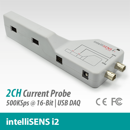 intelliSENS i2 AC/DC Dual Channel Current Probe