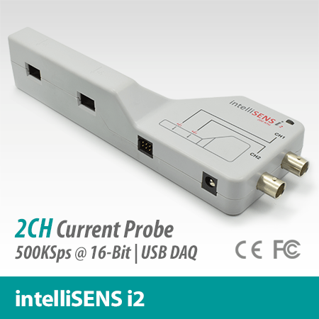 Sonda de corriente de doble canal intelliSENS i2 AC/DC