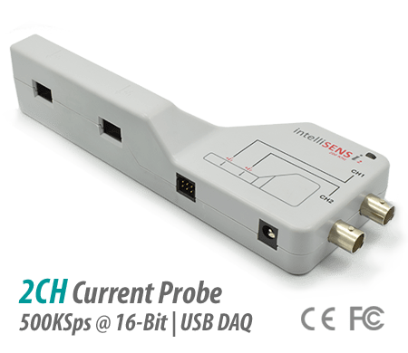 intelliSENS i2 AC/DC Dual Channel Current Probe