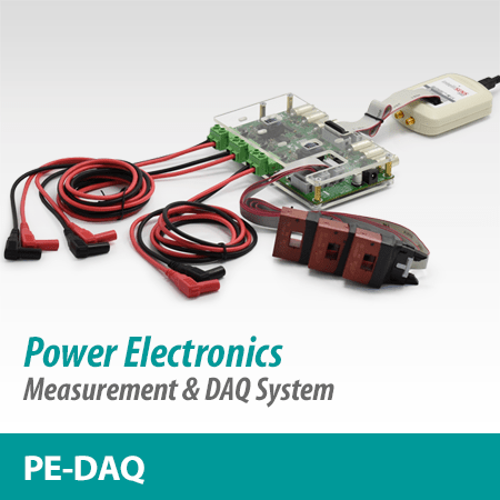 PE-DAQ Sistema DAQ y de medición de electrónica de potencia