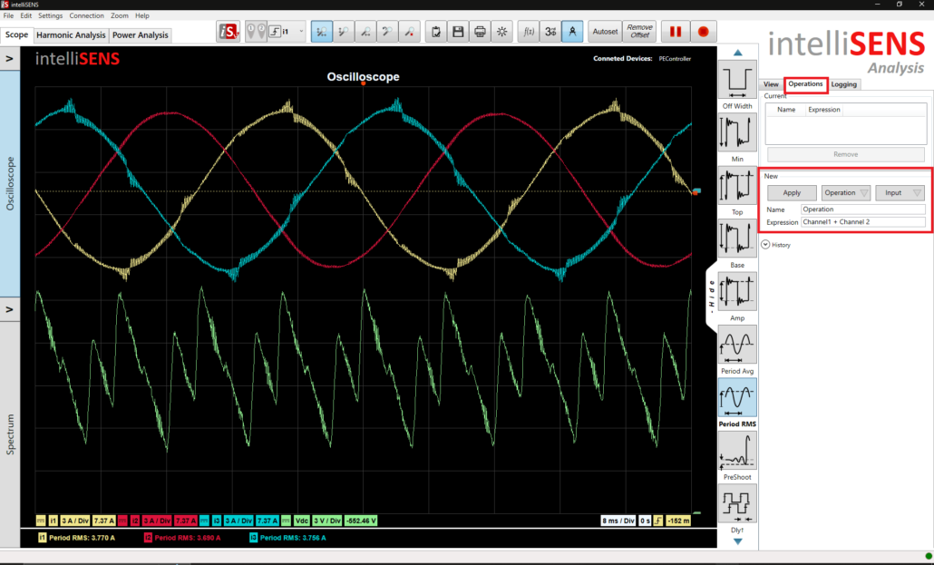 添加操作 intelliSENS