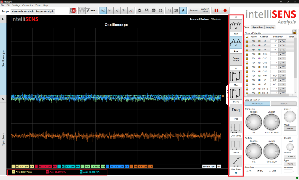 Ajout de mesures intelliSENS